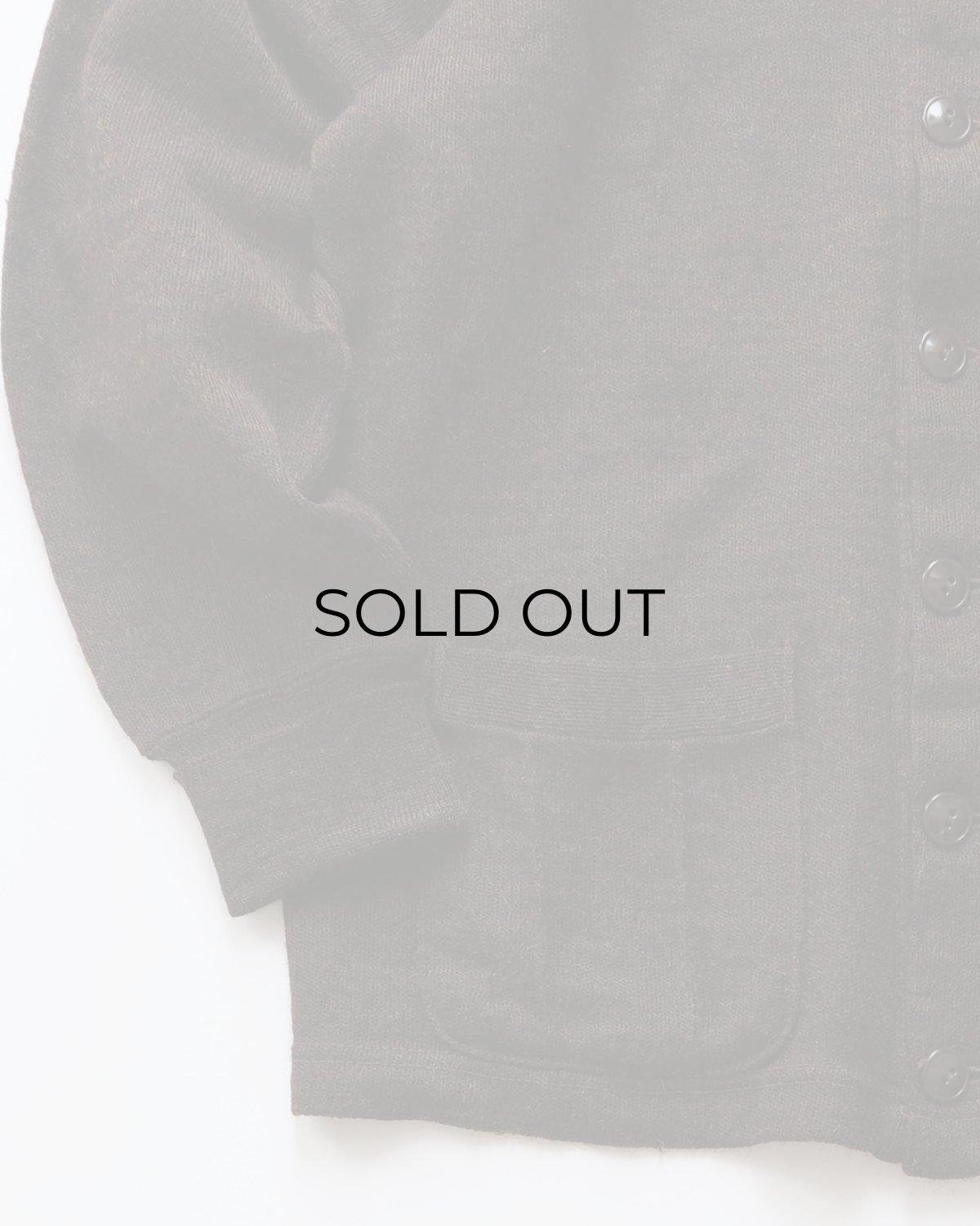 画像4: 〜50's Interlock SPORTSWEAR WOOL KNIT WORK CARDIGAN (4)