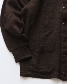 画像4: 〜50's Interlock SPORTSWEAR WOOL KNIT WORK CARDIGAN (4)