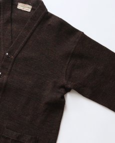 画像3: 〜50's Interlock SPORTSWEAR WOOL KNIT WORK CARDIGAN (3)