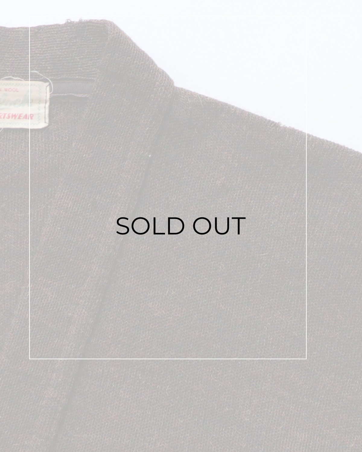 画像9: 〜50's Interlock SPORTSWEAR WOOL KNIT WORK CARDIGAN (9)