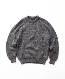 画像1: 90's OAKTON ACRYLIC MIX COLOR KNIT CREW NECK SWEATER (1)