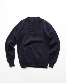 画像1: 70's Sumerland WOOL KNIT GUERNSEY SWEATER "MADE IN JERSEY BRITISH ISLES" (1)