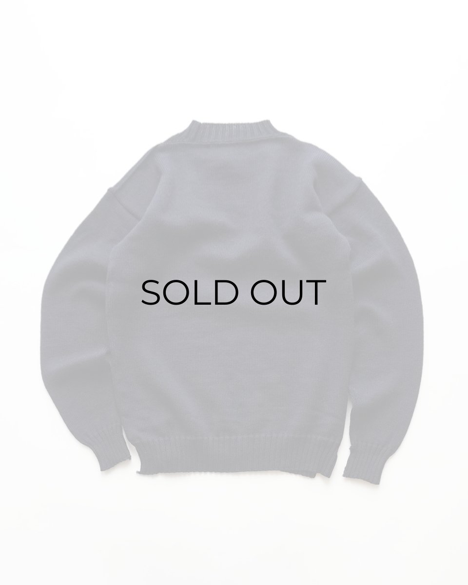 画像2: 70's Sumerland WOOL KNIT GUERNSEY SWEATER "MADE IN JERSEY BRITISH ISLES" (2)