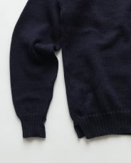 画像4: 70's Sumerland WOOL KNIT GUERNSEY SWEATER "MADE IN JERSEY BRITISH ISLES" (4)