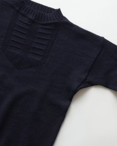 画像3: 70's Sumerland WOOL KNIT GUERNSEY SWEATER "MADE IN JERSEY BRITISH ISLES" (3)