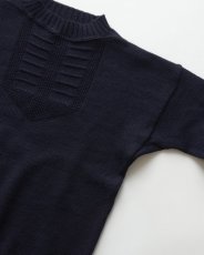 画像3: 70's Sumerland WOOL KNIT GUERNSEY SWEATER "MADE IN JERSEY BRITISH ISLES" (3)