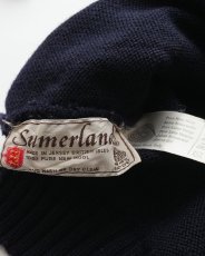 画像7: 70's Sumerland WOOL KNIT GUERNSEY SWEATER "MADE IN JERSEY BRITISH ISLES" (7)