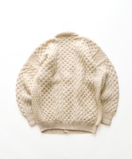 画像2: OLD GAELTARRA WOOL HAND KNIT FISHERMAN'S CARDIGAN "MADE IN IRELAND" (2)