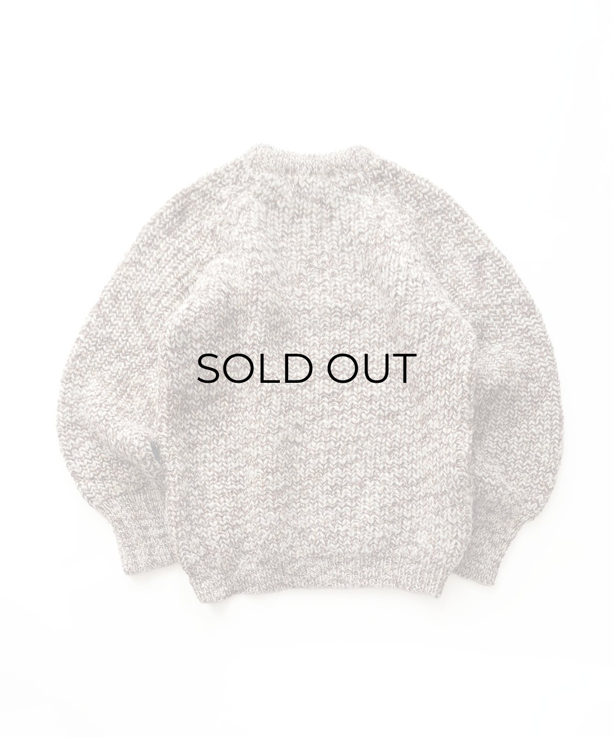 画像2: 80's Eddie Bauer MIX COLOR WOOL LOW GAUGE KNIT CREW NECK SWEATER "MADE IN ENGLAND" (2)