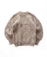 画像2: 80's Eddie Bauer MIX COLOR WOOL LOW GAUGE KNIT CREW NECK SWEATER "MADE IN ENGLAND" (2)