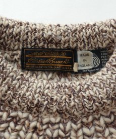 画像6: 80's Eddie Bauer MIX COLOR WOOL LOW GAUGE KNIT CREW NECK SWEATER "MADE IN ENGLAND" (6)