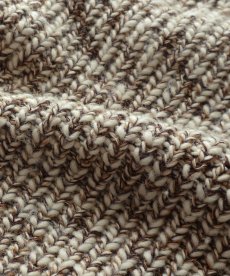 画像7: 80's Eddie Bauer MIX COLOR WOOL LOW GAUGE KNIT CREW NECK SWEATER "MADE IN ENGLAND" (7)