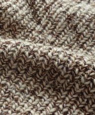 画像7: 80's Eddie Bauer MIX COLOR WOOL LOW GAUGE KNIT CREW NECK SWEATER "MADE IN ENGLAND" (7)