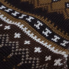 画像5: OLD Norvyk WOOL JACQUARD KNIT NORDIC CARDIGAN "MADE IN CANADA" (5)