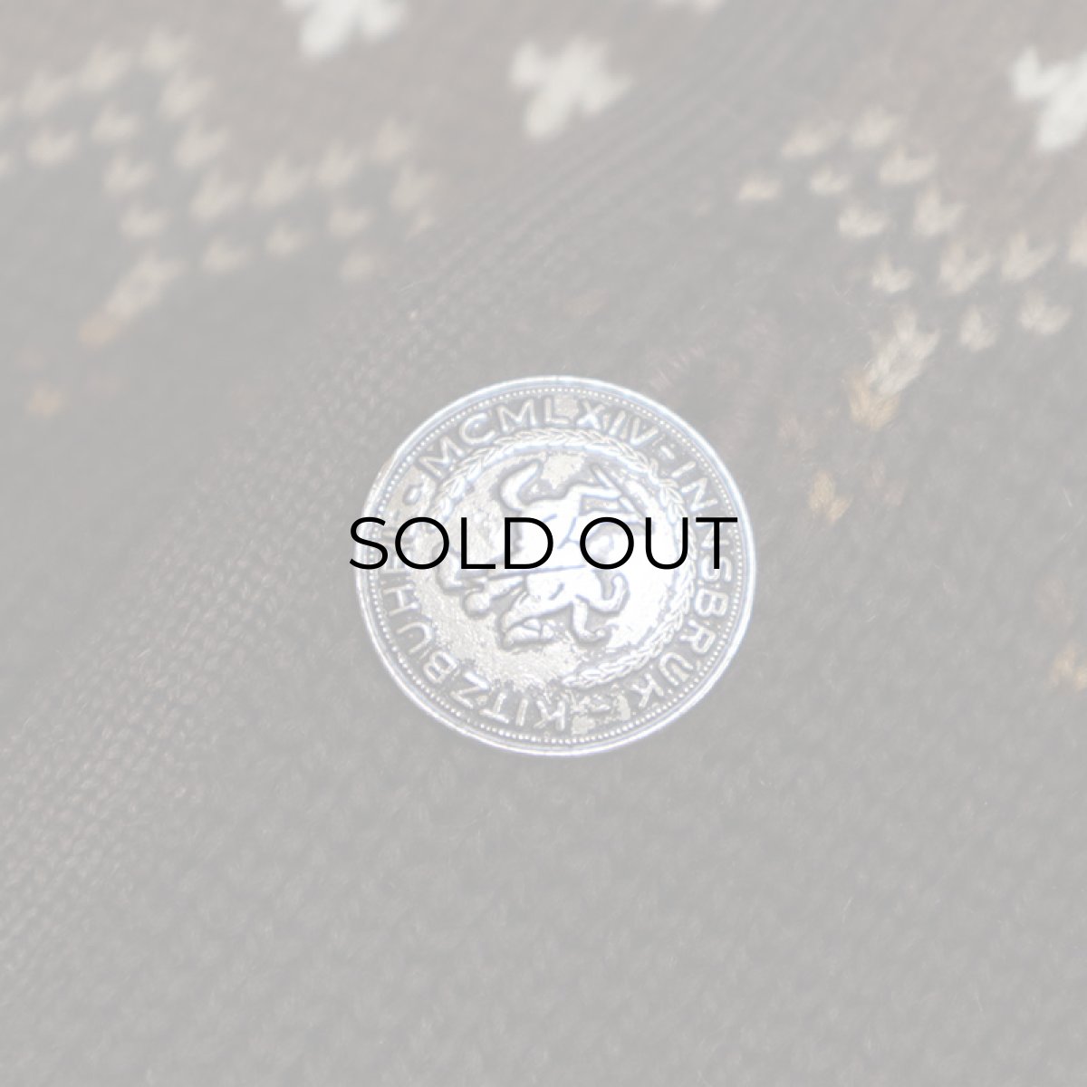 画像7: OLD Norvyk WOOL JACQUARD KNIT NORDIC CARDIGAN "MADE IN CANADA" (7)