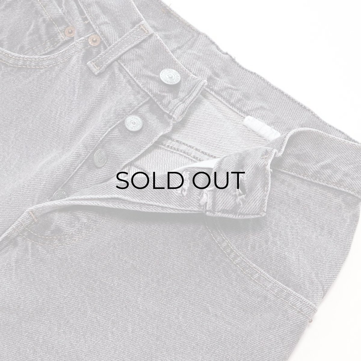 画像3: LEVI'S 26501 BLACK DENIM WOMAN'S PANTS (3)