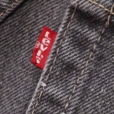 画像6: LEVI'S 26501 BLACK DENIM WOMAN'S PANTS (6)