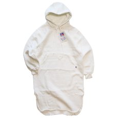 画像1: 80's RUSSELL LONG SWEAT PULLOVER PARKA ONE PIECE "DEADSTOCK" (1)