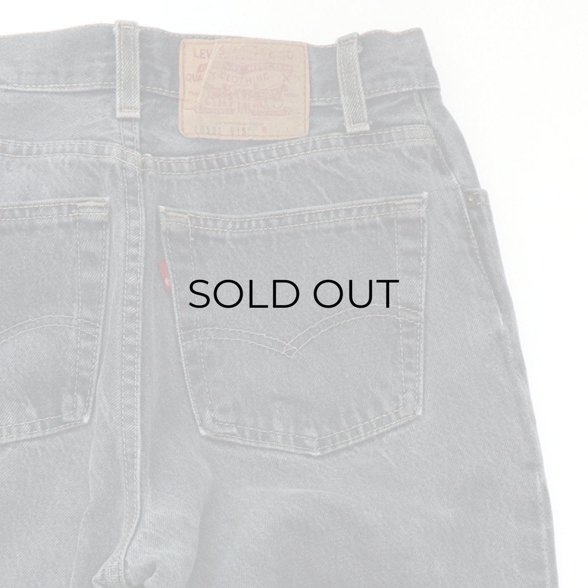 画像6: LEVI'S 18501 BLACK DENIM WOMAN'S PANTS "made in USA" (6)