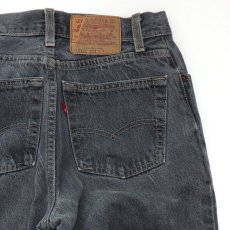 画像6: LEVI'S 18501 BLACK DENIM WOMAN'S PANTS "made in USA" (6)