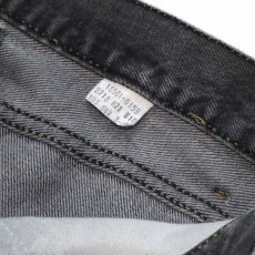 画像8: LEVI'S 18501 BLACK DENIM WOMAN'S PANTS "made in USA" (8)