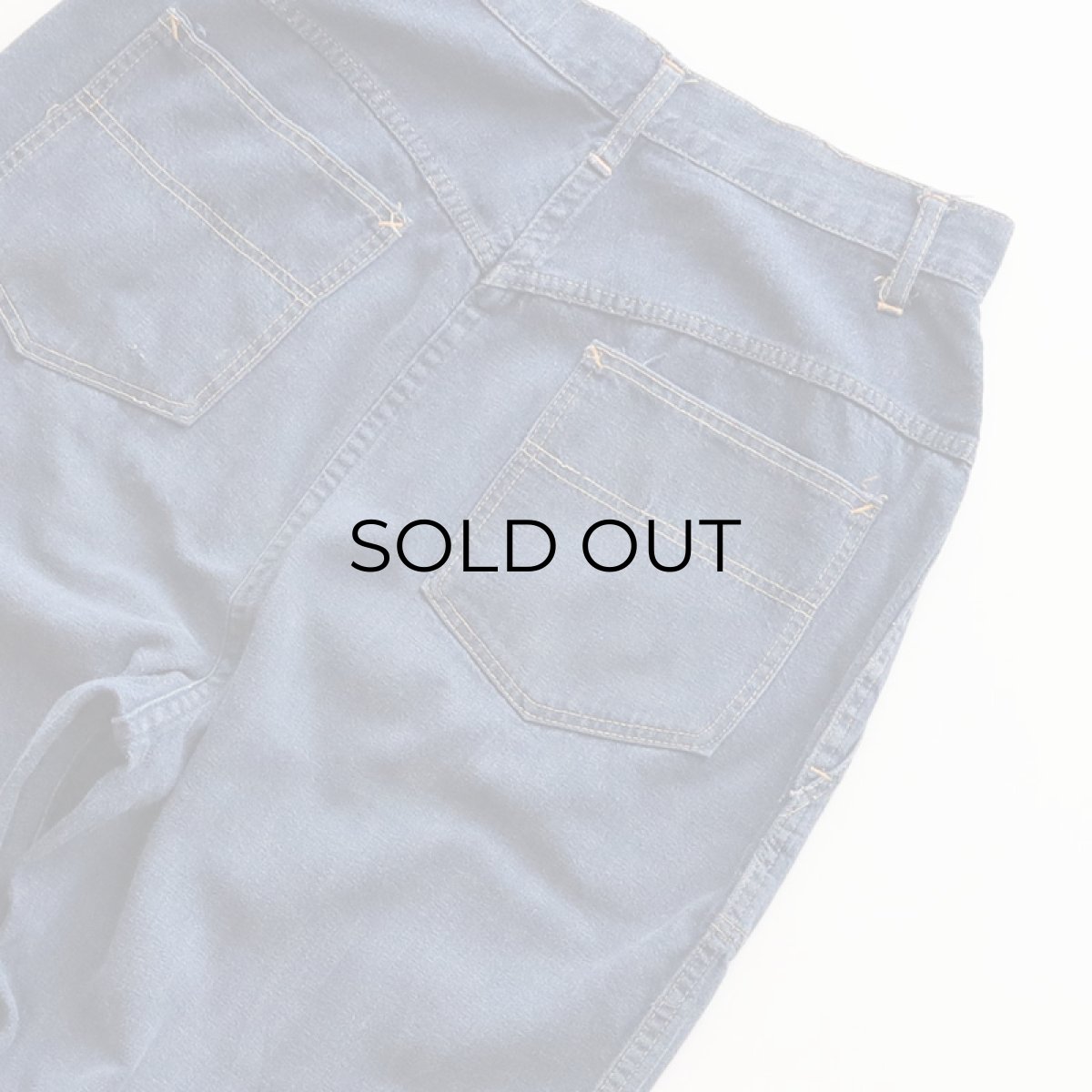 画像9: 60's Sears VAT-DYED DENIM RANCH PANTS (9)