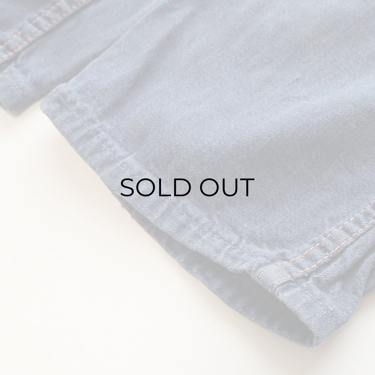 画像12: 〜60's UNKNOWN BRAND VAT-DYED DENIM RANCH PANTS (12)