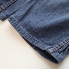 画像12: 〜60's UNKNOWN BRAND VAT-DYED DENIM RANCH PANTS (12)