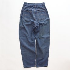 画像3: 〜60's UNKNOWN BRAND VAT-DYED DENIM RANCH PANTS (3)