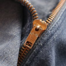 画像8: 〜60's UNKNOWN BRAND VAT-DYED DENIM RANCH PANTS (8)