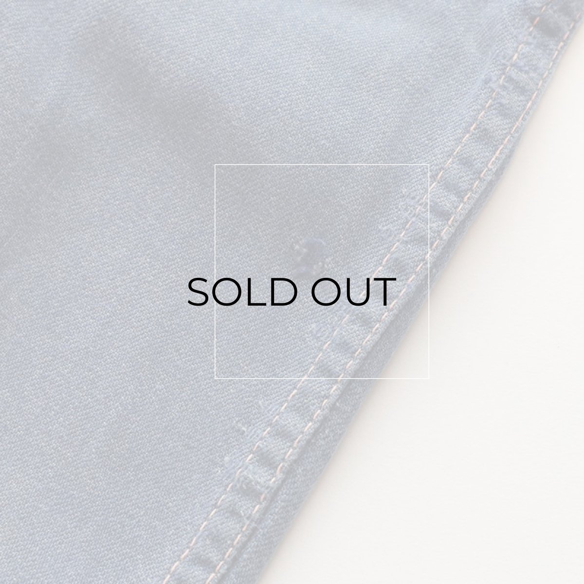 画像13: 〜60's UNKNOWN BRAND VAT-DYED DENIM RANCH PANTS (13)