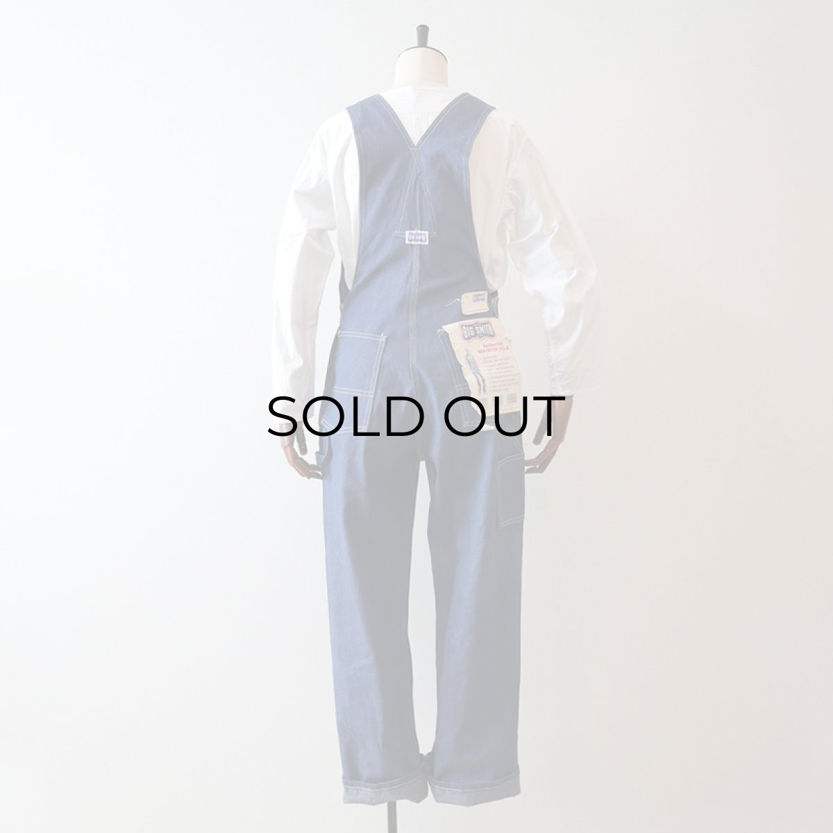 画像12: 〜80's BIG SMITH COTTON DENIM OVERALL "DEADSTOCK" (12)