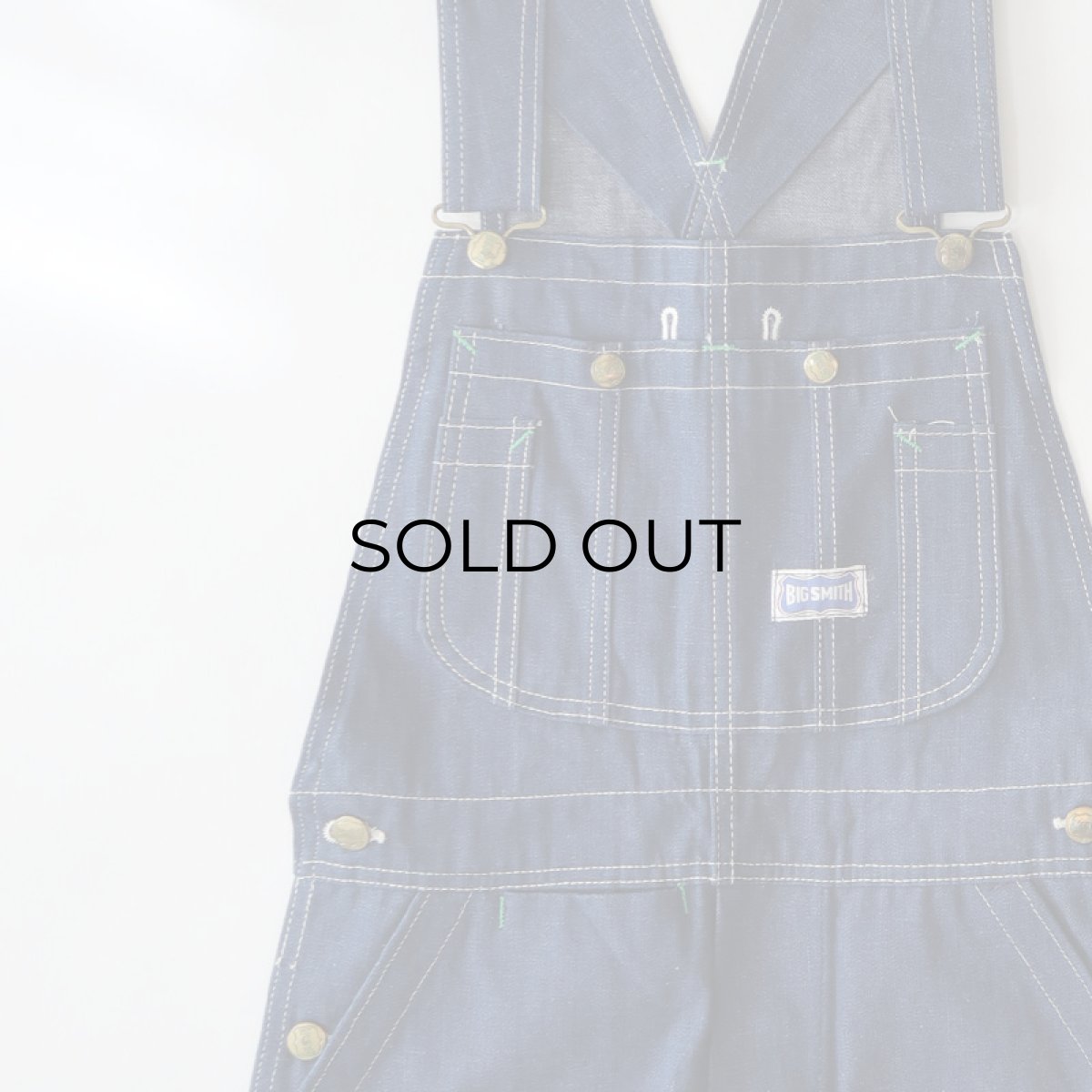 画像3: 〜80's BIG SMITH COTTON DENIM OVERALL "DEADSTOCK" (3)