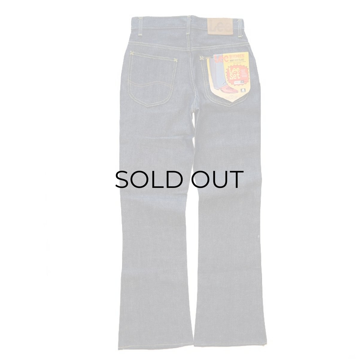 画像3: 〜80's Lee 201 "RIDERS" DENIM BOOTS CUT FLARE PANTS "DEADSTOCK" (3)