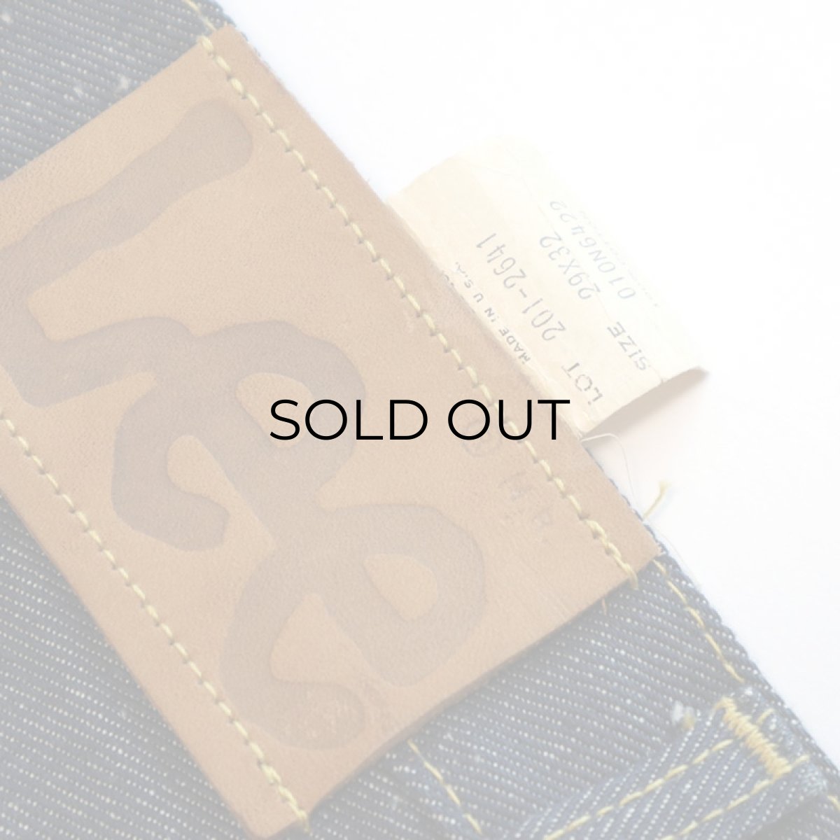 画像9: 〜80's Lee 201 "RIDERS" DENIM BOOTS CUT FLARE PANTS "DEADSTOCK" (9)