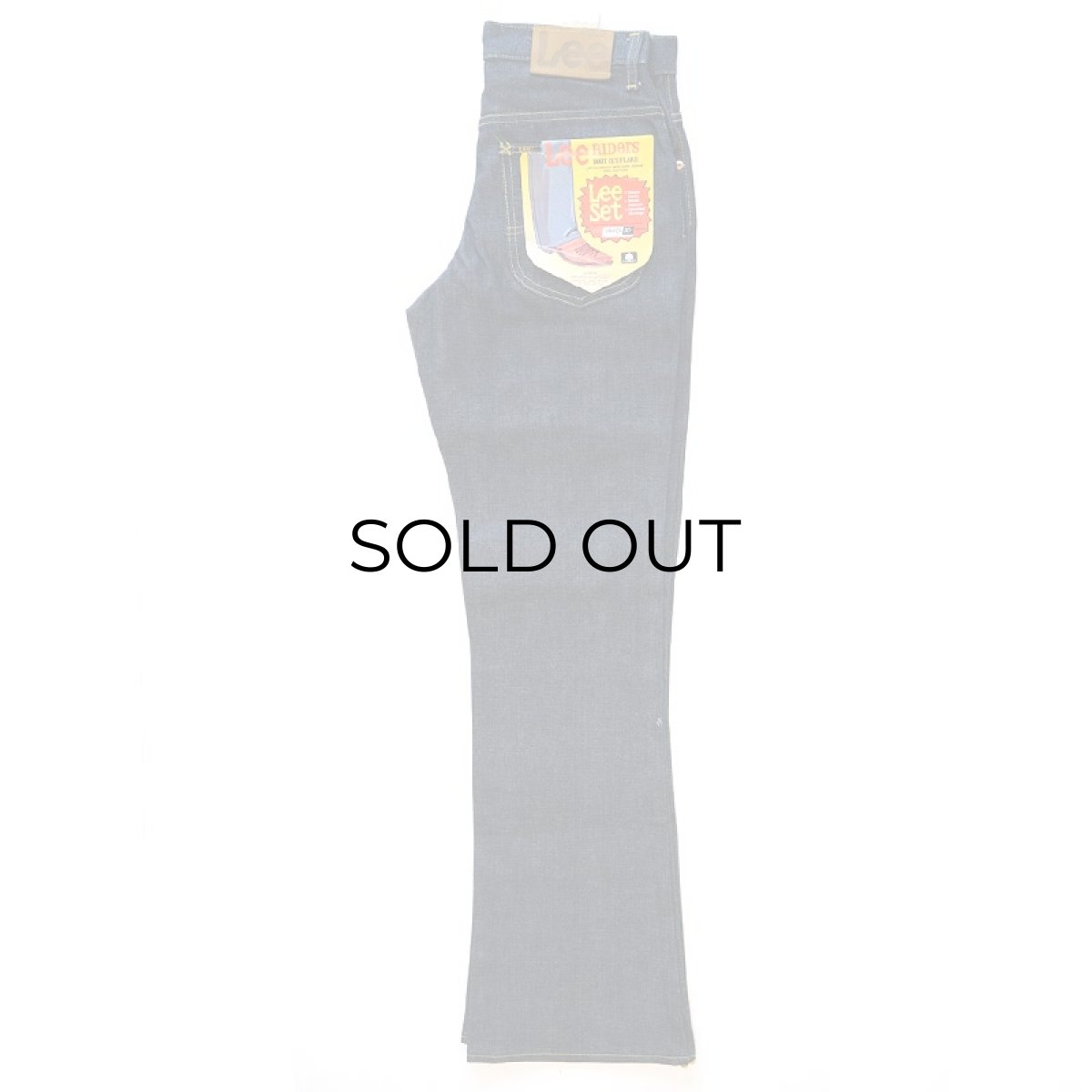 画像2: 〜80's Lee 201 "RIDERS" DENIM BOOTS CUT FLARE PANTS "DEADSTOCK" (2)