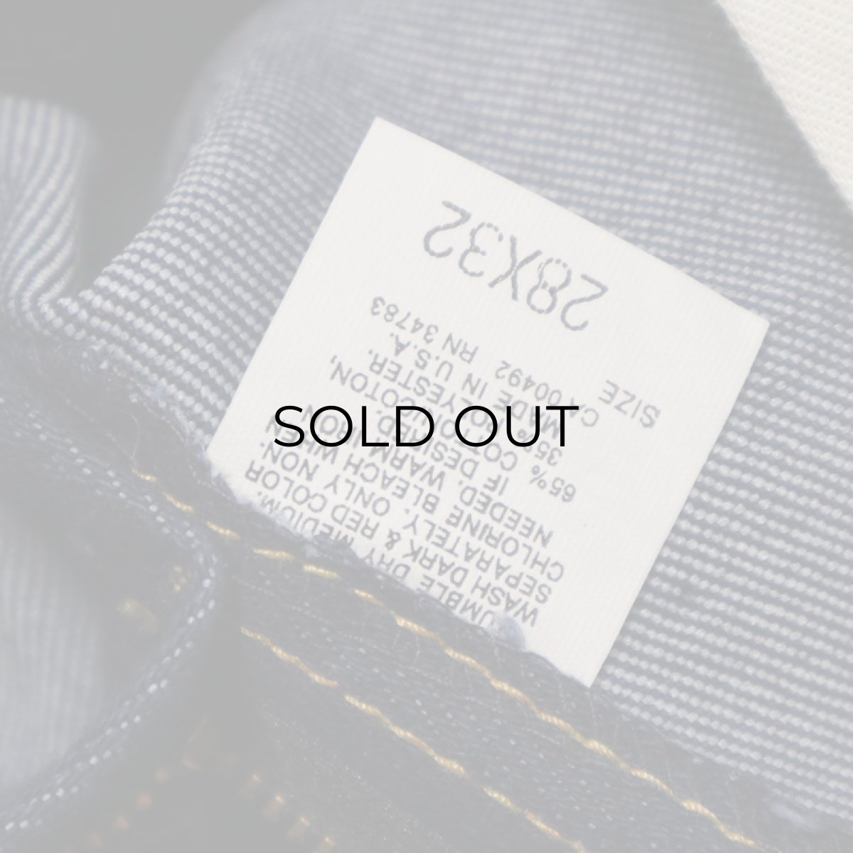 画像11: 〜80's Lee 202 DENIM BOOTS CUT PANTS "DEADSTOCK" (11)