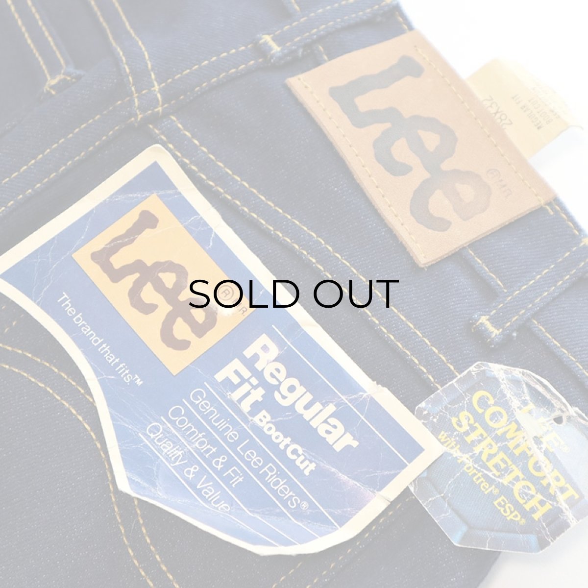 画像8: 〜80's Lee 202 DENIM BOOTS CUT PANTS "DEADSTOCK" (8)