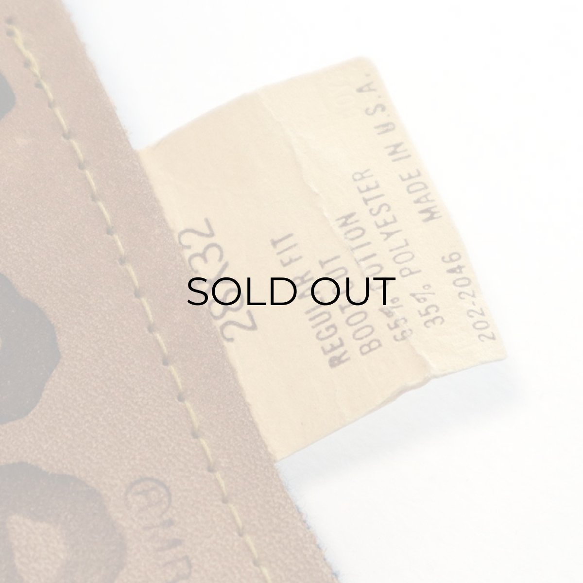 画像10: 〜80's Lee 202 DENIM BOOTS CUT PANTS "DEADSTOCK" (10)