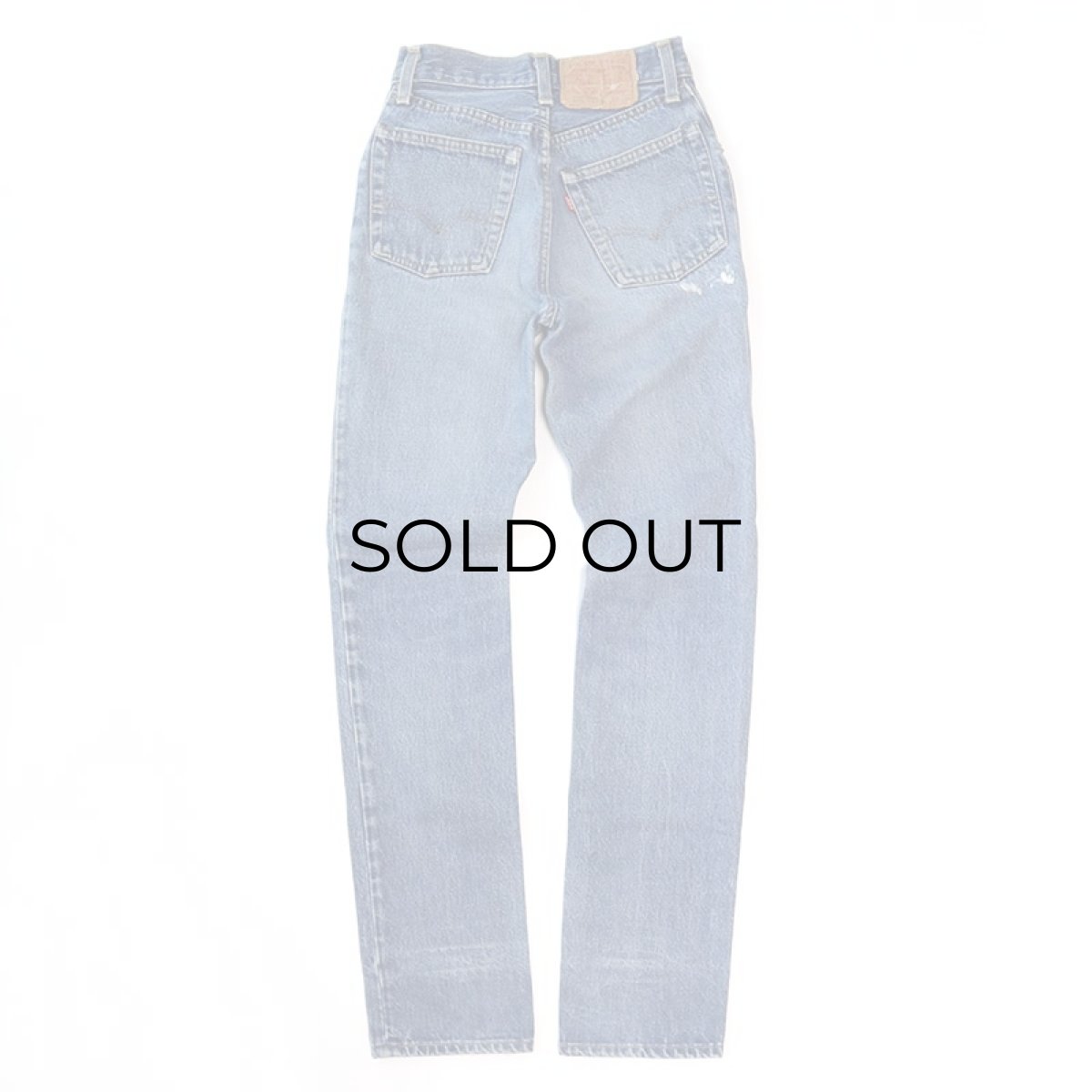 画像4: 80's LEVI'S 26501 DENIM WOMEN'S PANTS "INSEAM SINGLE" "made in USA" 【W25 程度】 (4)