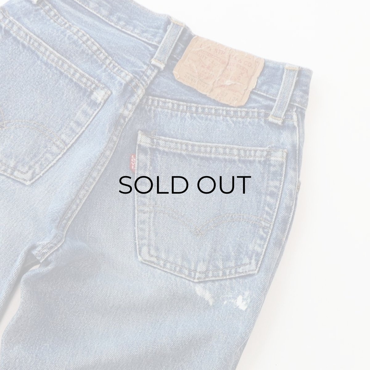 画像8: 80's LEVI'S 26501 DENIM WOMEN'S PANTS "INSEAM SINGLE" "made in USA" 【W25 程度】 (8)