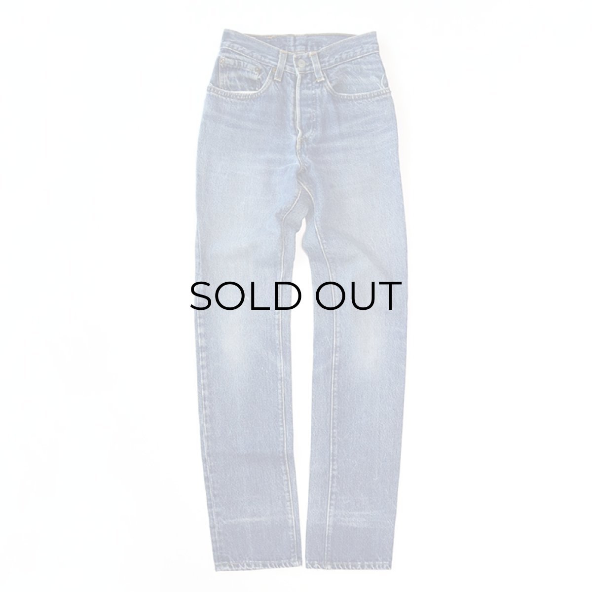 画像2: 80's LEVI'S 26501 DENIM WOMEN'S PANTS "INSEAM SINGLE" "made in USA" 【W25 程度】 (2)