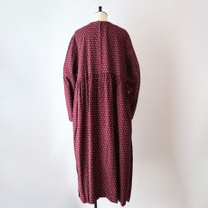 画像15: UNKNOWN BRAND RAYON ALL OVER PATTERN HANDMADE DRESS (15)