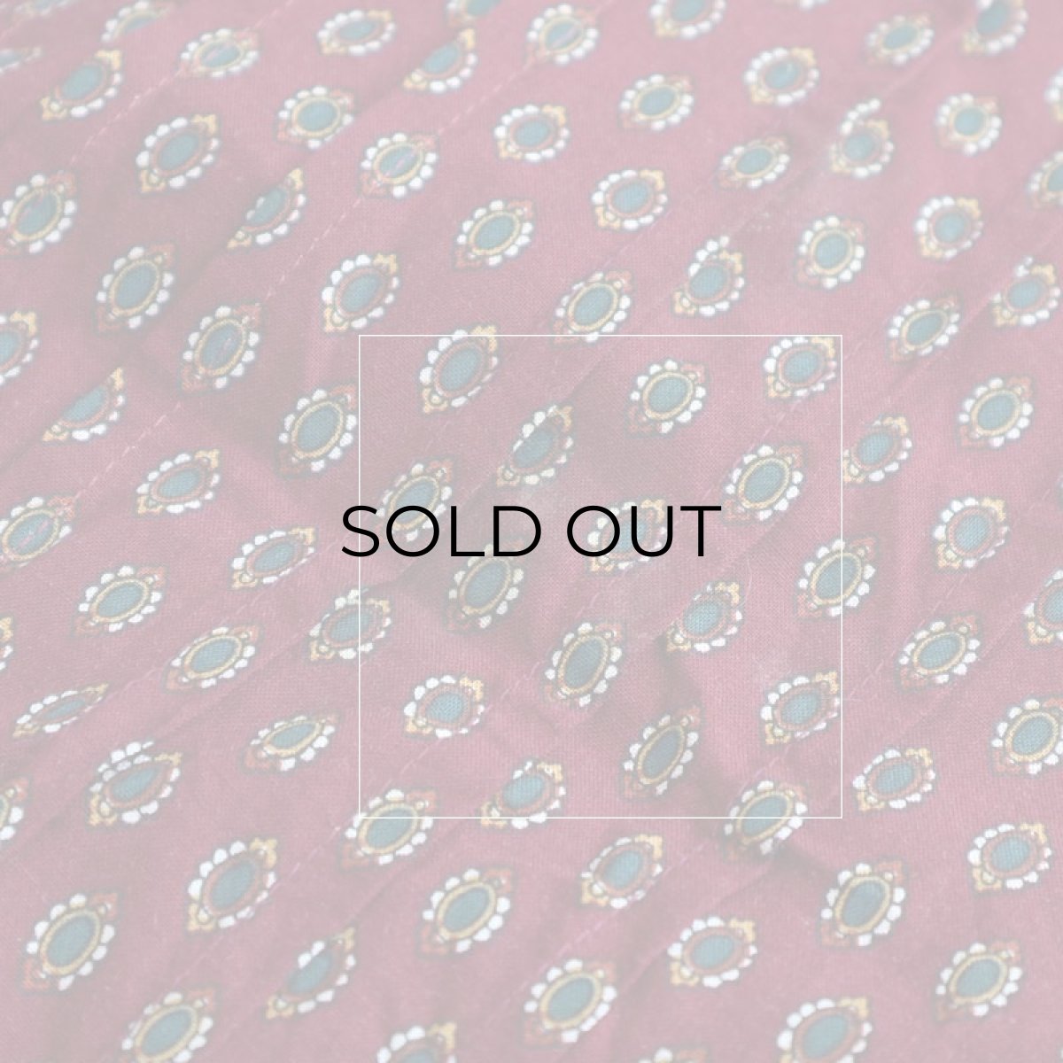 画像9: UNKNOWN BRAND RAYON ALL OVER PATTERN HANDMADE DRESS (9)