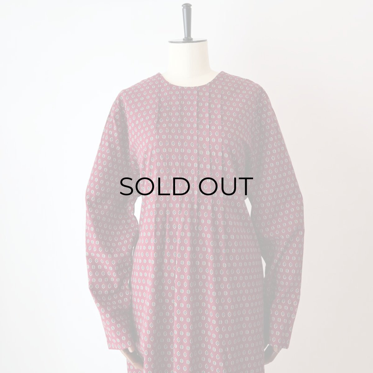 画像11: UNKNOWN BRAND RAYON ALL OVER PATTERN HANDMADE DRESS (11)