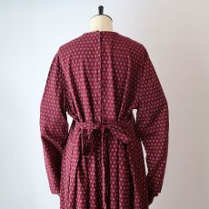 画像12: UNKNOWN BRAND RAYON ALL OVER PATTERN HANDMADE DRESS (12)