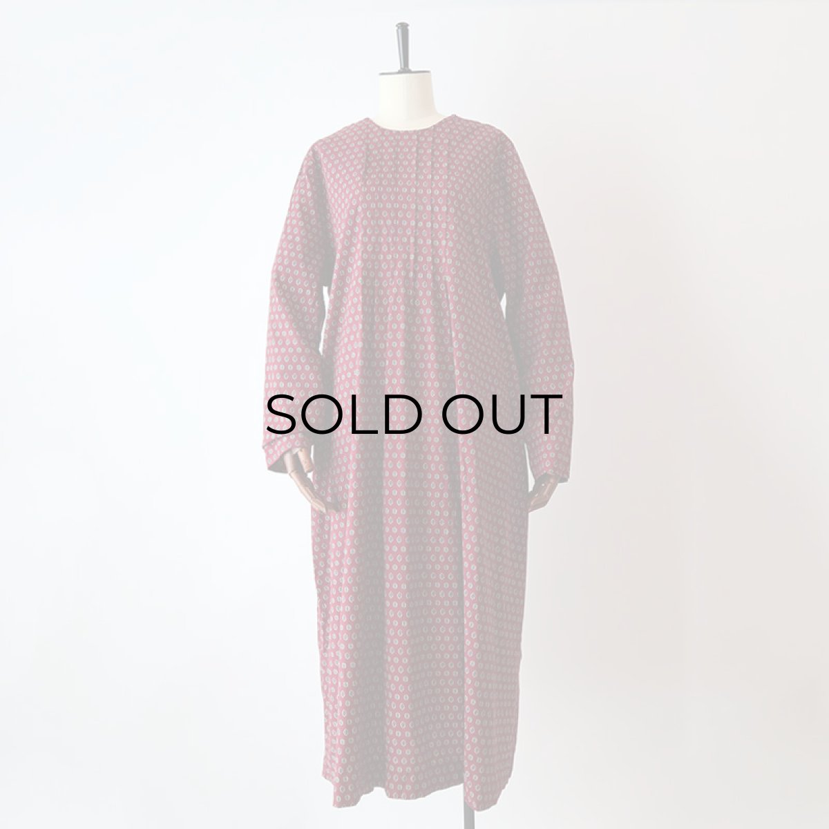 画像13: UNKNOWN BRAND RAYON ALL OVER PATTERN HANDMADE DRESS (13)