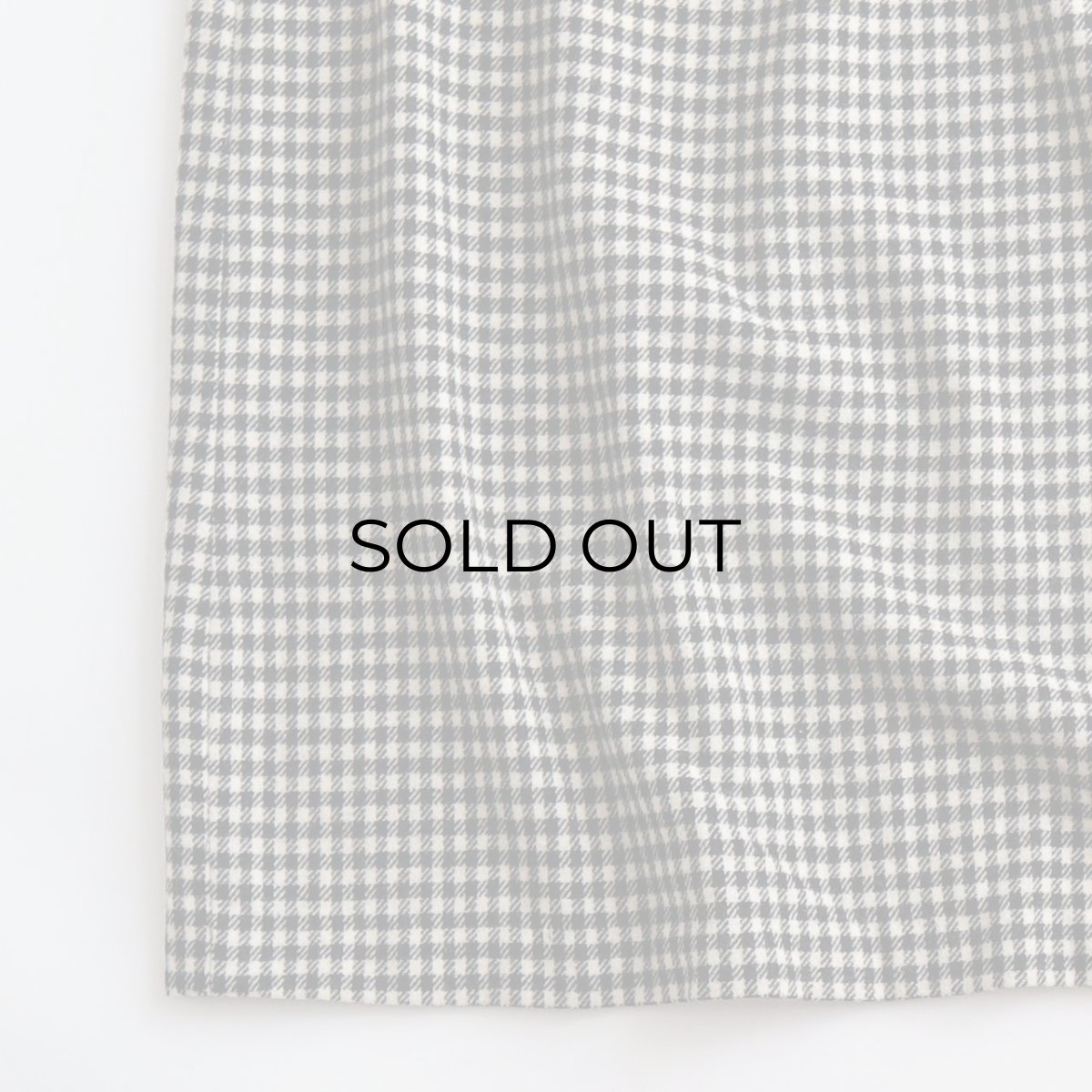 画像4: 〜70's UNKNOWN BRAND WOOL CHECK MAXI SKIRT (4)