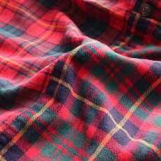 画像8: 90's GAP COTTON CHECK Lt. FLANNEL CRAZY-PATTERN SLEEPING DRESS (8)