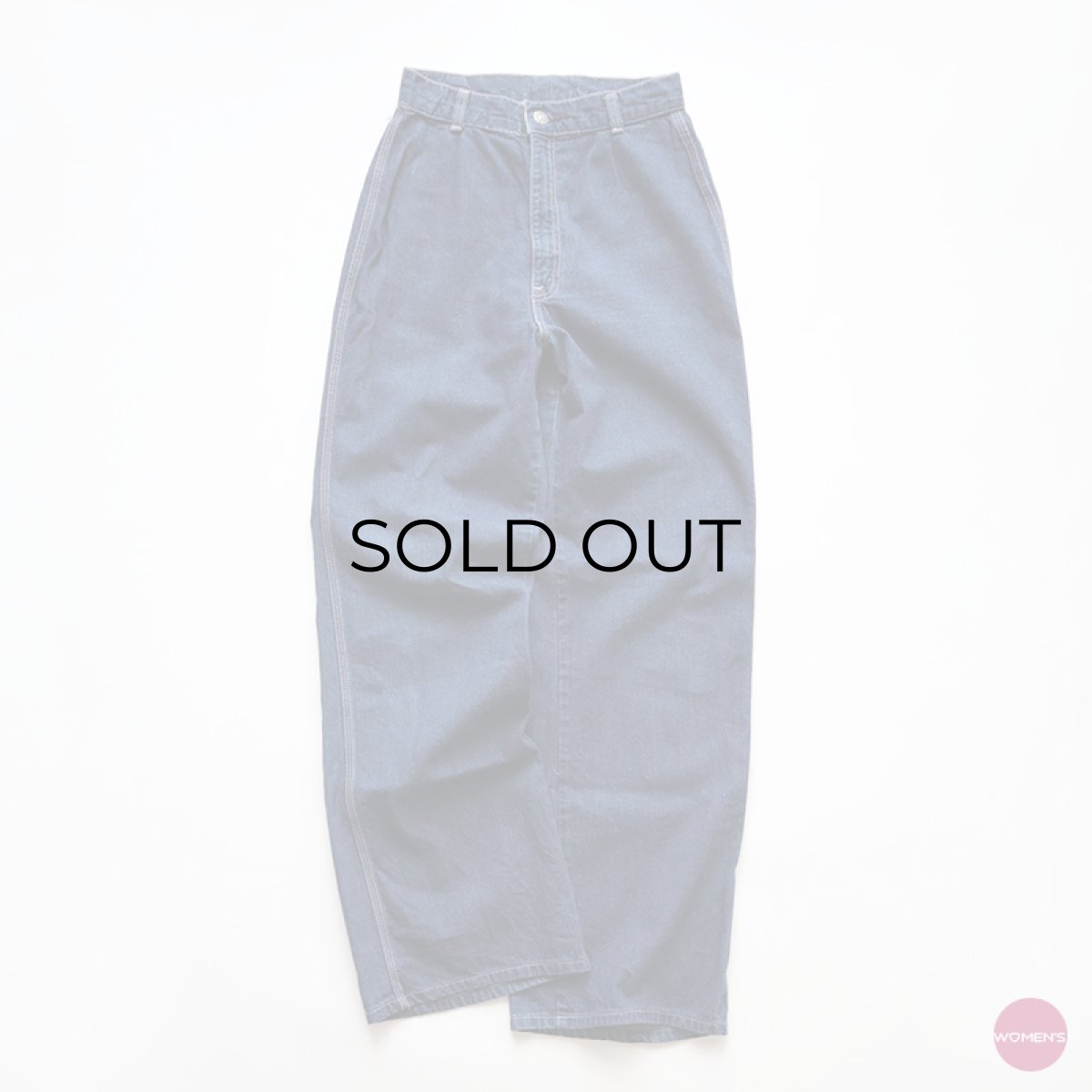 画像1: 70's LEVI'S COTTON Lt.Oz. DENIM WIDE FLARE PANTS (1)